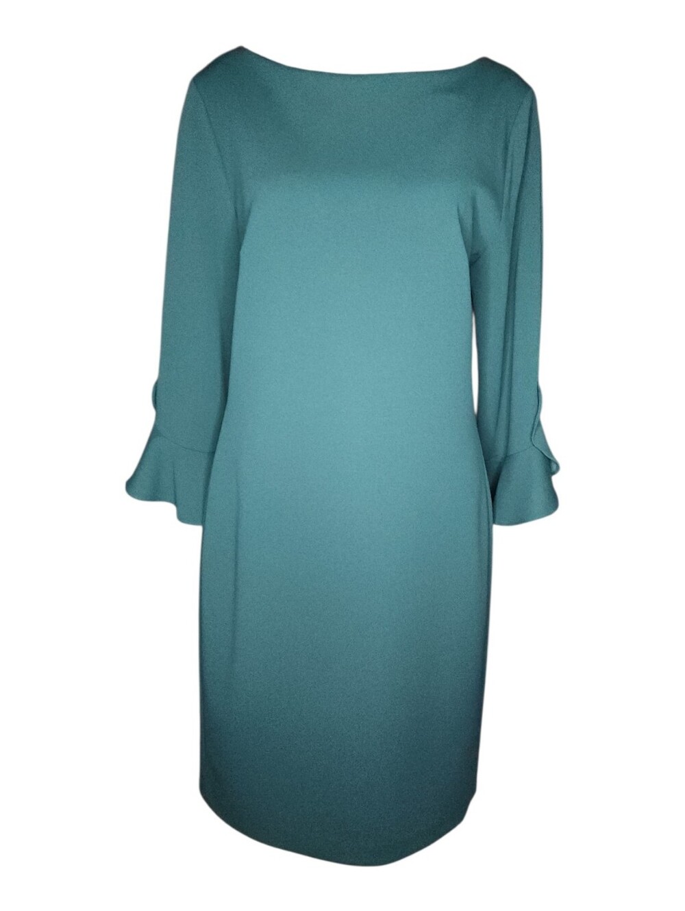 Karl Lagerfeld Tulip Bell Sleeve Crepe Dress, Womens 8 - Picture 2 of 6
